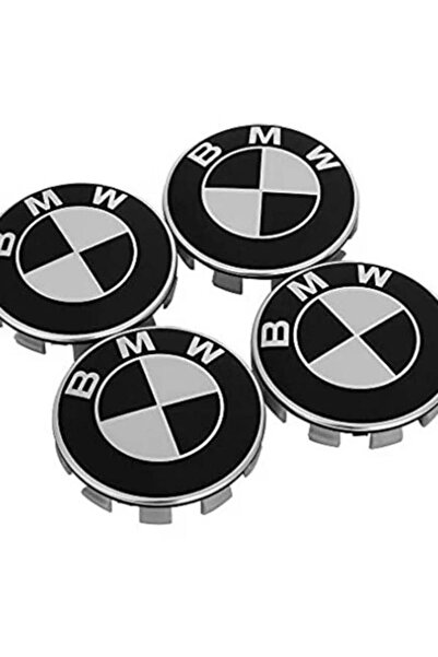 OEM Set de 4 capace pentru jante din aliaj BMW, diametru 56 mm, negre