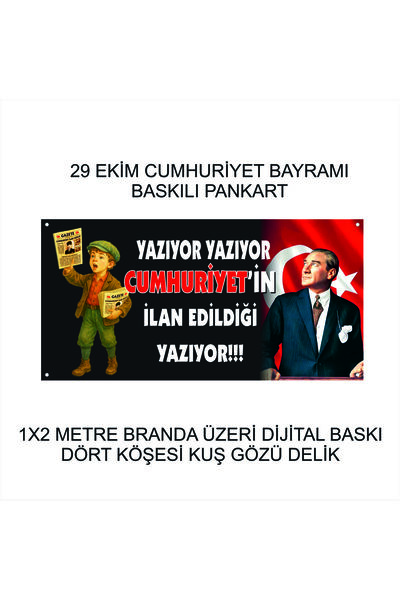 29 EKİM KUTLAMA PANKARTI