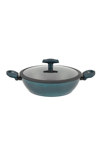 Perfect Home Cratiță antiderapantă Sea Line, 28 cm, din aluminiu, cu capac de...