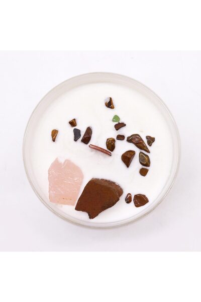 OEM Candle Made from Soy Wax with Crystals | Chakra 2 Svadhisthana