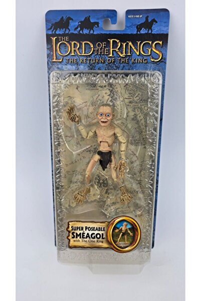 Toybiz Lord of the Rings Super Poseable Smeagol Action Figures Aksiyon Figürü