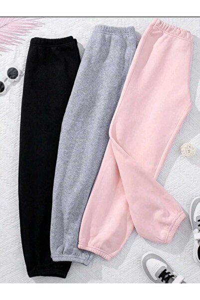 FAVORİST 3 τεμάχια αθλητικά παντελόνια με ελαστικό πόδι, χειμερινό μείγμα