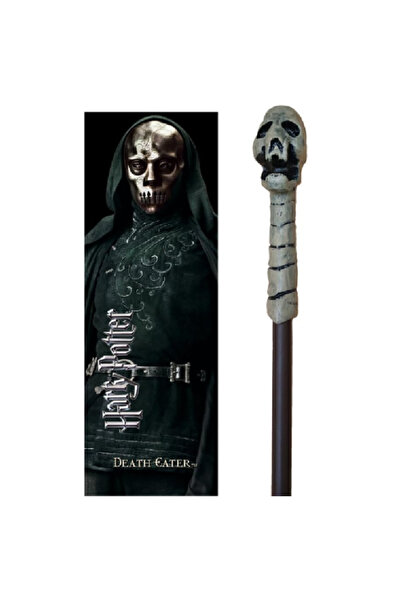 THK Baghetă din oțel cu craniu de mâncător al morții, clasică, gri/negru, THK®