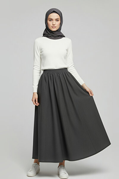 TWINTICKS تنورة طويلة نسائية من قماش المودال مع جيوب، تصميم مريح وأنيق، مناسب...