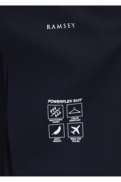 Ramsey Black Plain Comfort Fit Knitted Suit