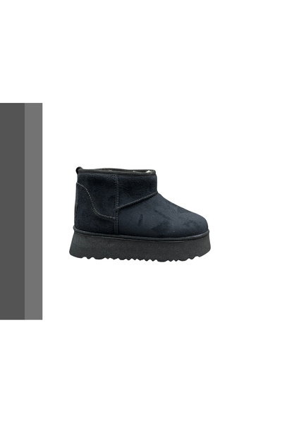 GVN SHOES Süet İçi Peluş Kalın Taban Kışlık Bot