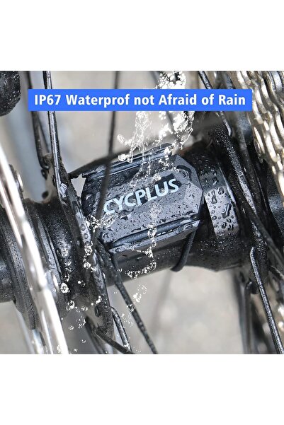 CYCPLUS C3 Cycling Speed and Cadence Sensor | Bluetooth & ANT+ Wireless Bike Cadence Sensor Speed