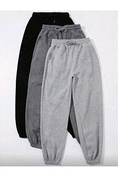 FAVORİST 3 τεμάχια αθλητικά παντελόνια με ελαστικό πόδι, χειμερινό μείγμα