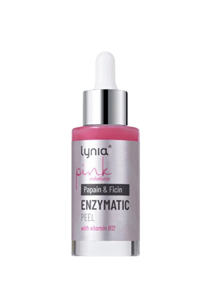 Lynia Peeling facial enzimatic cu papaină, ficină și vitamina B12, 30 ml