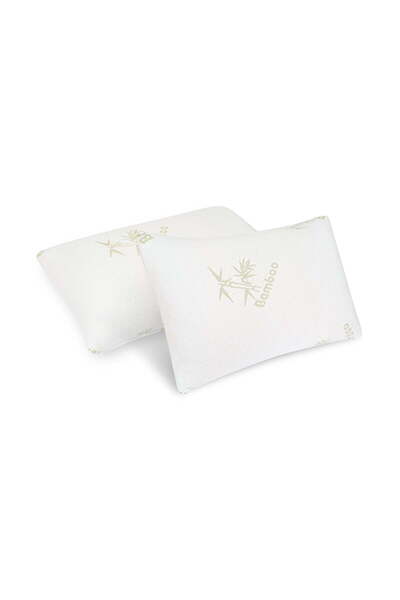 Somnart Set 2 Perne Bamboo Memory, Husa Detasabila Bambus, 50X70 Cm