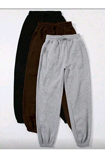 FAVORİST 3 τεμάχια αθλητικά παντελόνια με ελαστικό πόδι, χειμερινό μείγμα