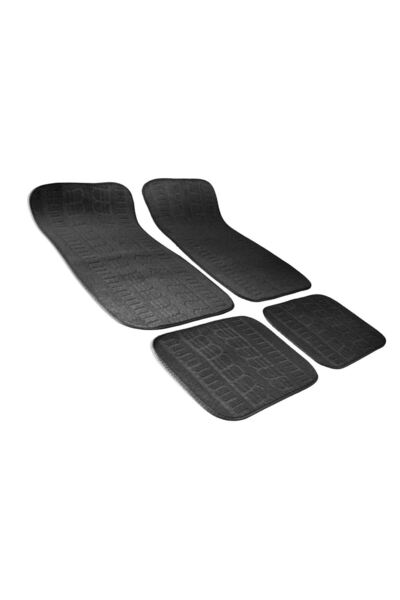 RO GROUP Set de 4 covorașe auto cu model de urme de anvelope