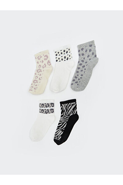 LC Waikiki Sparkling Selections from Shining Store |   Patterned Women's Socks 5-Pack