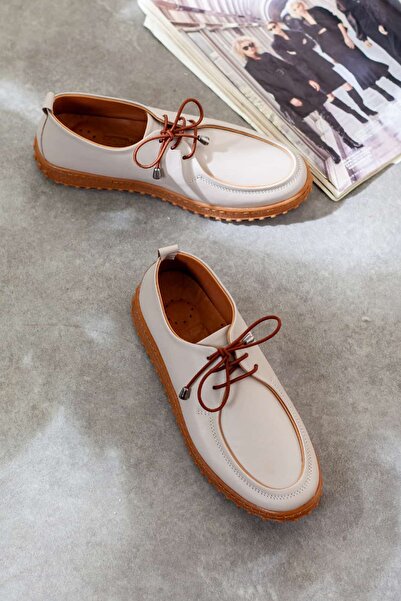 DERİMİSS Women's Genuine Leather Orthopedic Shoes, Women's Casual Shoes