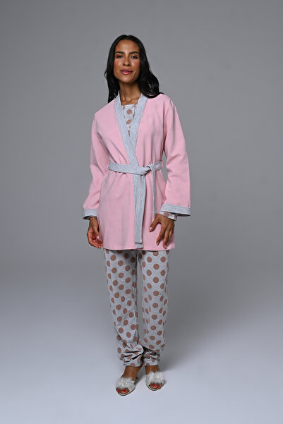 Lohusa Homewear Set de pijamale pentru maternitate, cu design special de iarn...