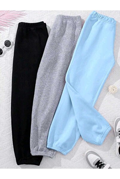 FAVORİST 3 τεμάχια αθλητικά παντελόνια με ελαστικό πόδι, χειμερινό μείγμα