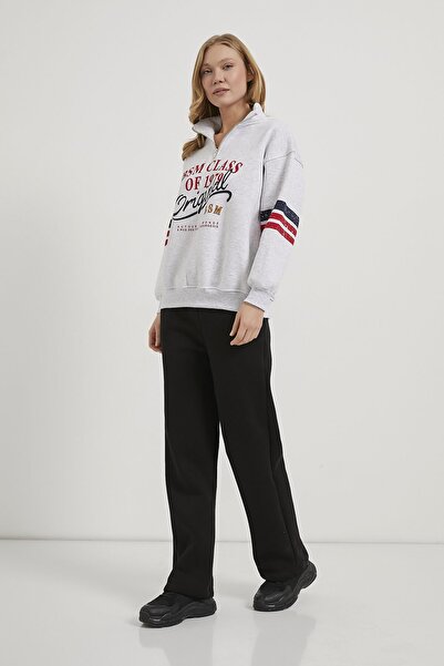 Arma Life Armalife 7299 Bis Collar Printed Women's Sweat