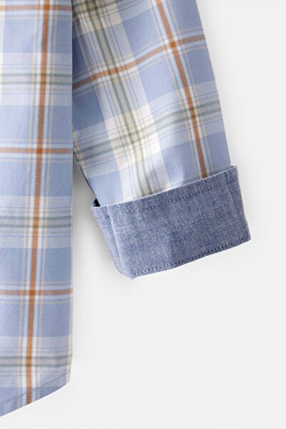 OshKosh Cămașă albastră pentru băiat