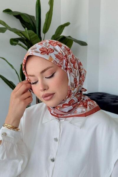 Şulemoda Giyim Meva Soft Eşarp Turuncu