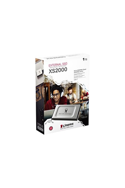 Kingston 1TB XS2000 BOC External USB-C 3.2 Gen 2x2 Taşınabilir SSD SXS2000/1000GA
