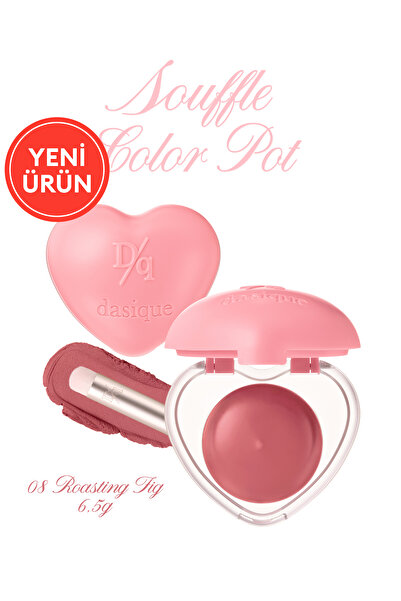 dasique Kalp Tasarımlı, Yoğun Pigmentli, Köpük Yapılı, Kadife Bitiş Sunan Ruj...