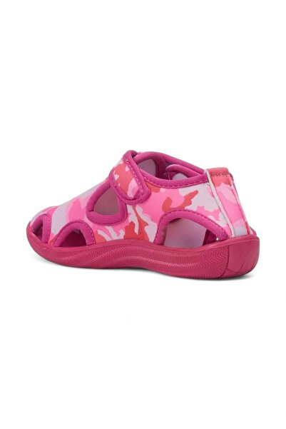Nstil Daily Unisex Children's Pink Sandals Flexible Non-Slip Sole Velcro Summer Sea Nursery Shoes 141
