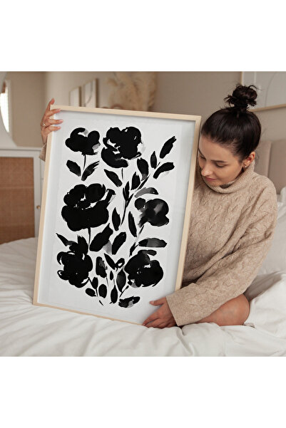 Tuba Decor Tablo dintr-o singură bucată cu rame din lemn pentru sufragerie, sufragerie, bucătărie