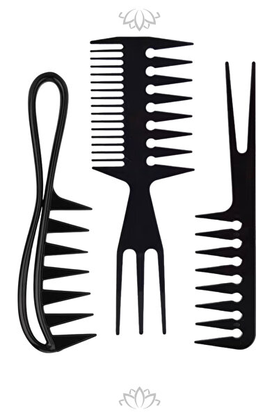 Lotravia Profesyonel Saç Şekillendirici Wax Tarak Seti 3'lü