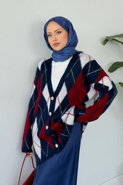 Şulemoda Giyim Everest Cardigan Burgundy