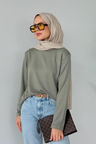 Şulemoda Giyim Βαμβακερό μακρυμάνικο εσώρουχο Mint