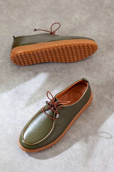 DERİMİSS Women's Genuine Leather Orthopedic Shoes, Women's Casual Shoes