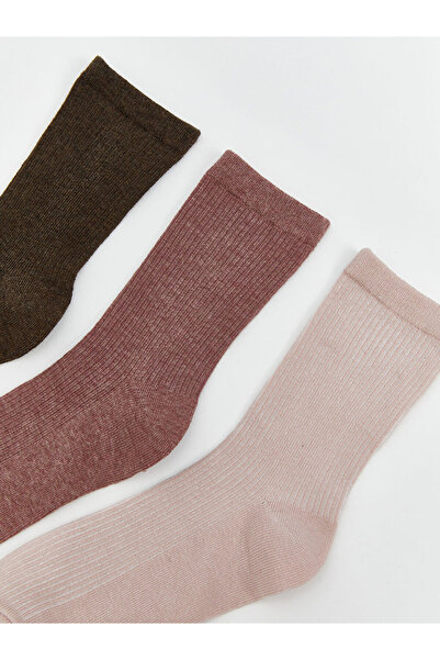 LC Waikiki Sparkling Selections from Shining Store |   Women's Plain Socks 5-Pack