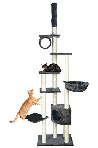 Trixie Play Set, Madrid, Floor to Ceiling, 68x44 cm/ h: 245-270 cm, Platinum Grey, 43902