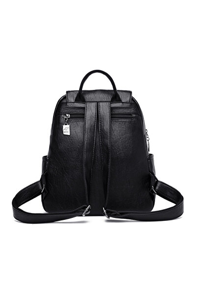 Store Kadın Deri Görünümlü Şık Sırt Çantası | Günlük & Klasik