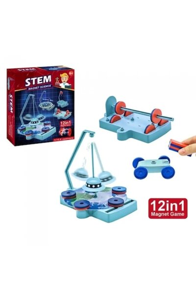 dalimag Jucărie științifică educativă, magnet 12 în 1, pentru copii, 22 cm,