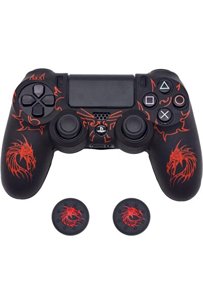 Other BRHE Non-slip Silicone Protective Cover for PS4 DualShock 4 Controller, Red (Cat Claw Design)