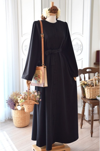 EMİNOS BUTİK Prenses Kol Kışlık Ferace