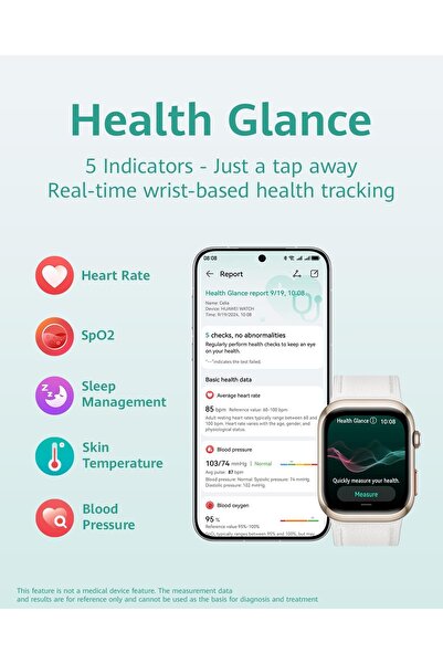 Huawei Watch D2 Luca-B10L, Gold, 1.8" Amoled, Airbag/Strap Size 26mm, Roving 24H Blood Pressure, HR