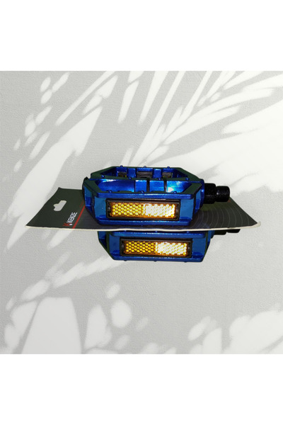 Noname Alüminyum Mavi Bisiklet Pedalı – Darbe Dayanıklı, Kaymaz, Hafif MTB ve Şehir Bisikleti Pedalı