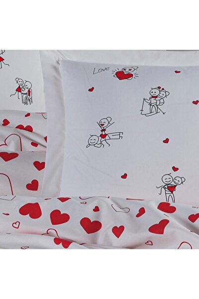 Hobby Venus Red - Poplin Double Duvet Cover Set