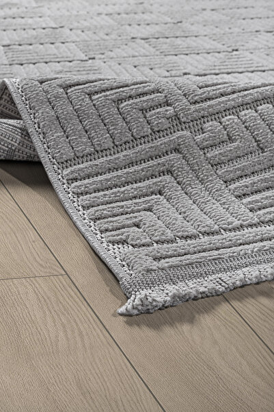 Colore Home Liya Iskandinav Bukle Halı Salon Oturma Odası Yatak Odası Koridor Halısı Yolluk Gri Halı