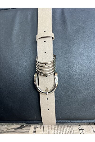 Zoula Women's Silver D Buckle Bridged Belt Dress Belt, Waist Belt, Jean Belt,...