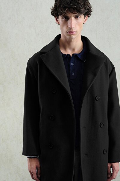 GIESTO ΜΑΥΡΟ ΠΑΛΤΟ ΜΕ ΖΩΝΗ