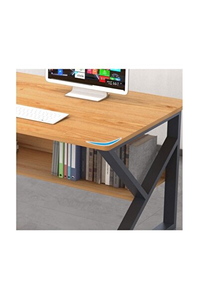 JollyMag Herný stôl, písací stôl s policou hnedý, 80x40 cm, JollyMag, STL04CZ