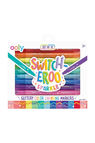 Ooly Switch-eroo Glitter Sparkle Renk Değiştiren 12’li Keçeli Kalem