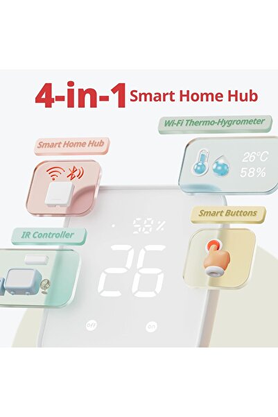 SwitchBot Matter Smart remote control Hub 2 WiFi HomeKit BLE IR