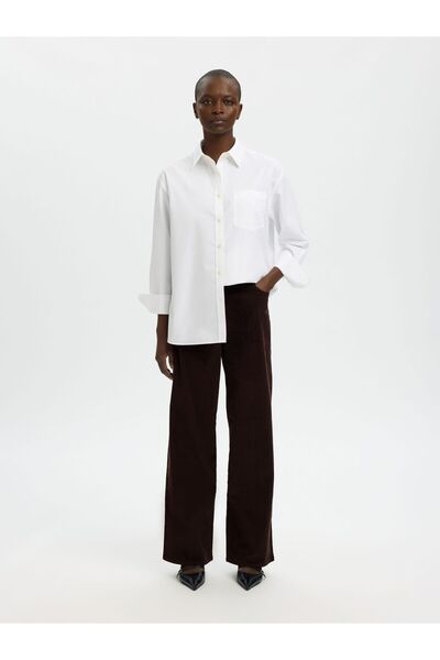 Selected Femme Cordhosen Wide Fit