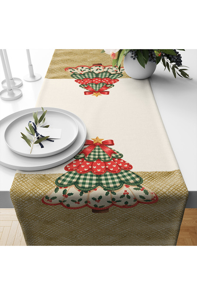 Evmila Christmas Patterned Runner Model