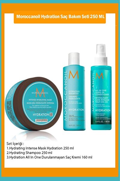 Moroccanoil Hydration Saç Bakım Seti 250 ML