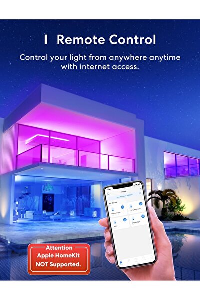 MEROSS Smart Bulb, E27 LED Bulb Compatible with Alexa and Google Home, 2 Pack RGBWW WiFi Dimmable Mu